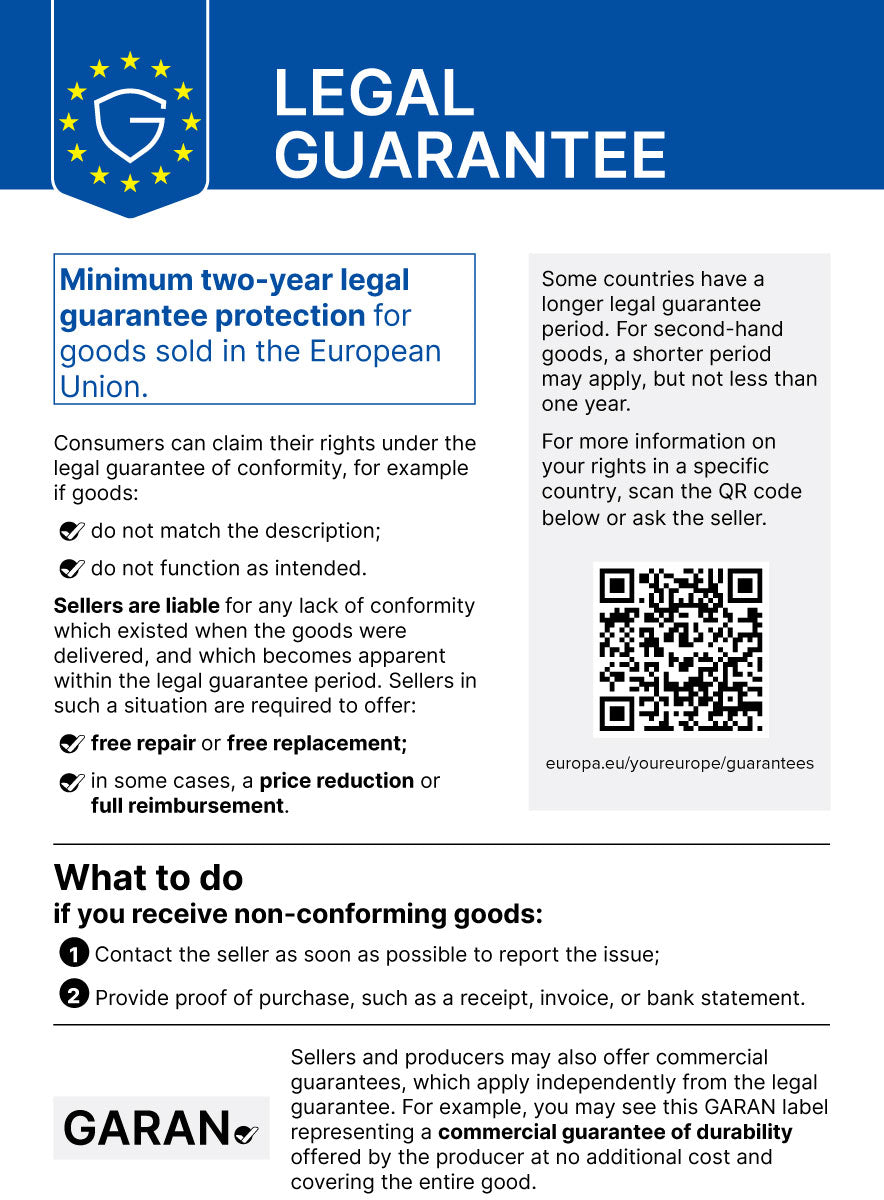 Your legal guarantee rights
